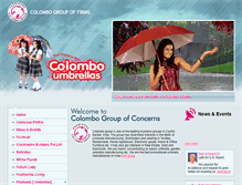 Tablet Screenshot of colombogroup.in